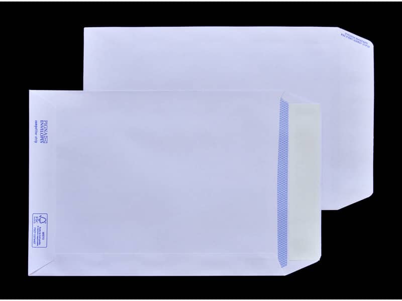 Buste a sacco bianche autoad. removibili Pigna Envelopes Competitor strip  100 g/m² 190x260 mm conf. 500 - 0029525